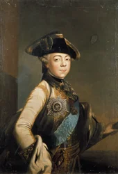 Portrait du tsar Paul Ier de Russie par un artiste anonyme